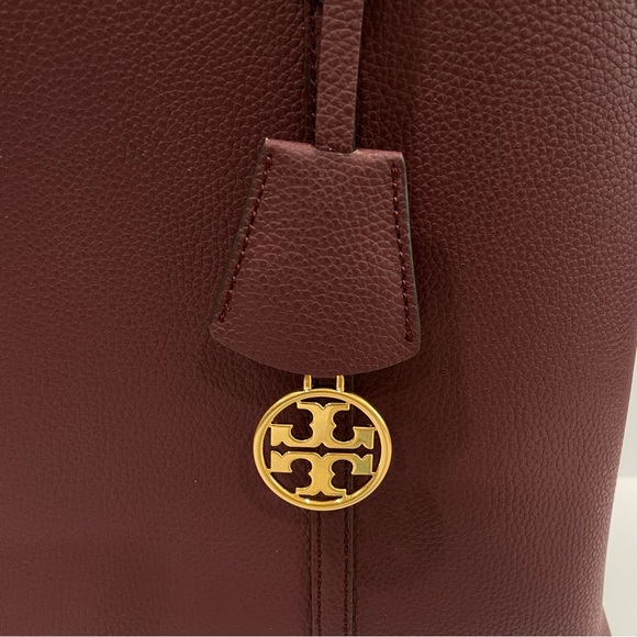 Tory Burch Burgundy Tote Bag - Picture 3 of 14
